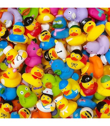 Amazon.co.jp: 15 Jeep Ducks ゴム製アヒル。 5つのクラシックカラー